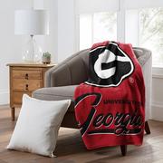 Georgia Northwest Signature Raschel Throw Blanket